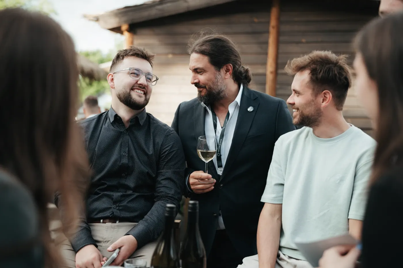 Účastníci prvního Master of Time při networkingu